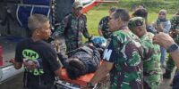 Tiga warga Bener Meriah dievakuasi ke Banda Aceh gunakan Bell 412