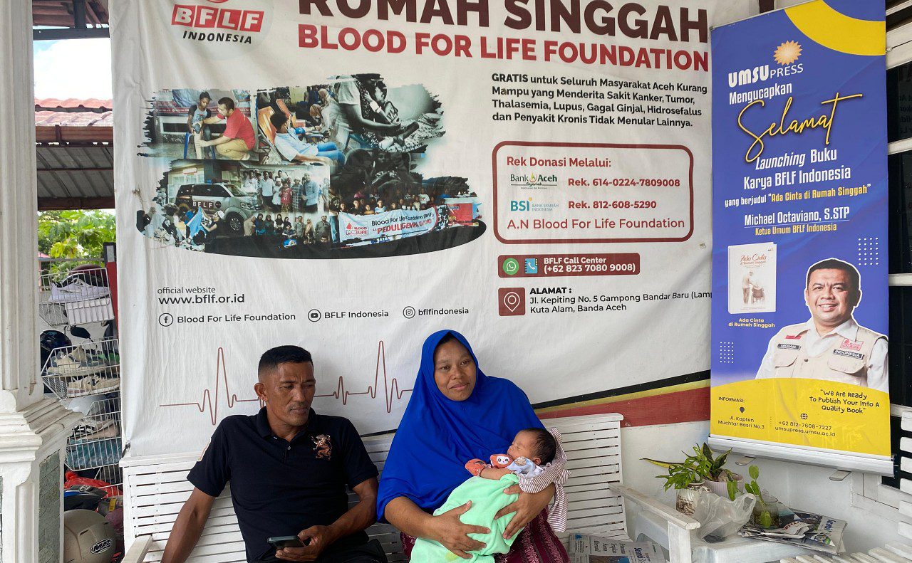 Dievakuasi dengan helikopter dari Aceh Tengah saat hendak melahirkan, Rumiana beri nama anaknya Heli Yudha