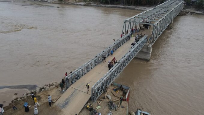 Jembatan Bailey Teupin Mane rampung, akses Bireuen-Bener Meriah puliha