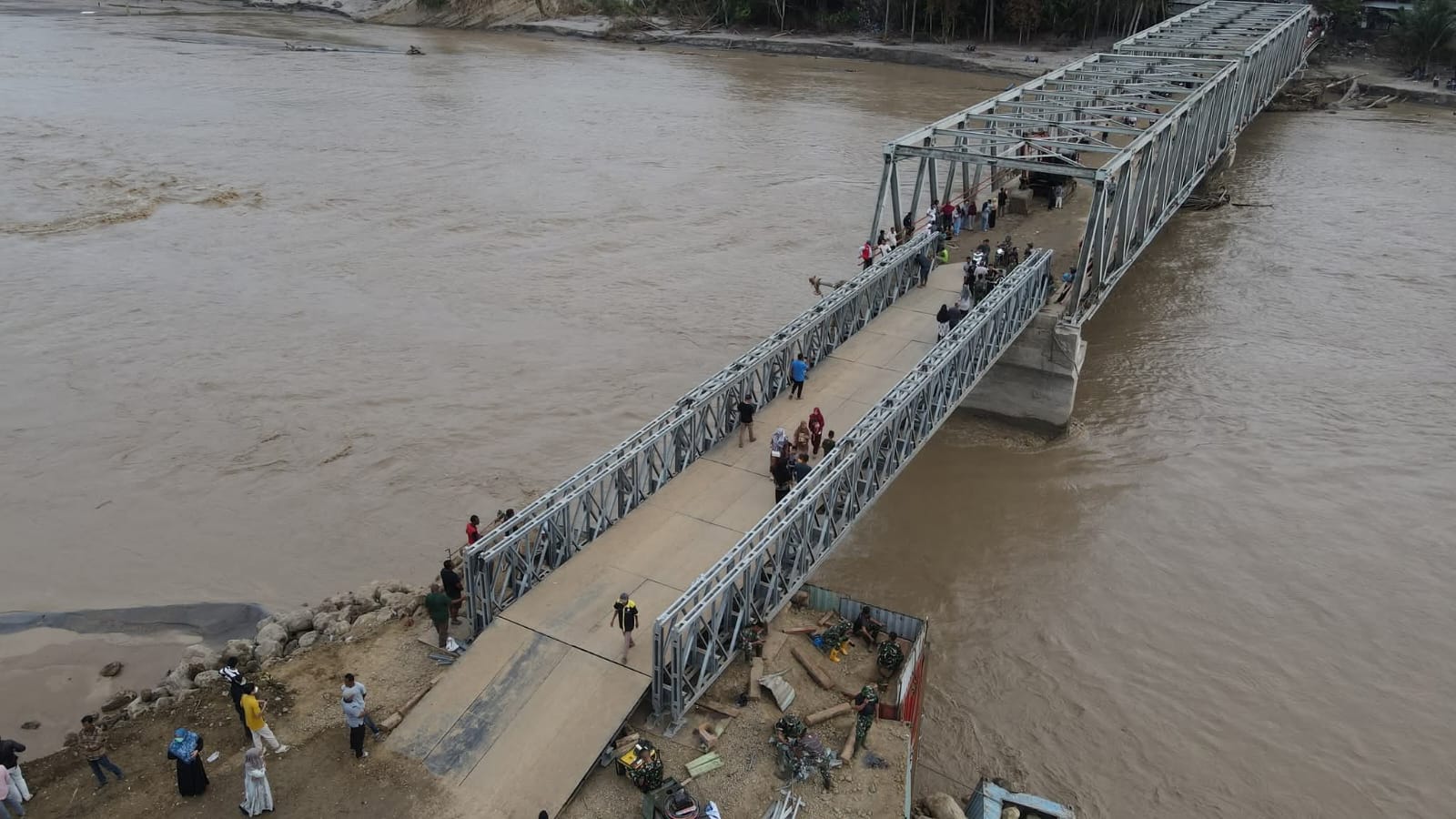 Jembatan Bailey Teupin Mane rampung, akses Bireuen-Bener Meriah puliha