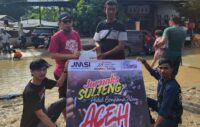 JMSI Aceh salurkan bantuan uang tunai Rp11 juta untuk lima wartawan korban banjir