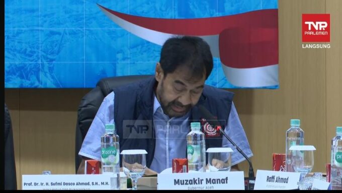 Rapat di DPR RI, Mualem minta pembangunan hunian untuk masyarakat korban bencana di Aceh dipercepat