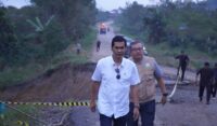 Di Aceh Utara, M Nasir cek kerusakan jalan lintas provinsi ke Bener Meriah