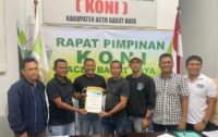 Kantongi dukungan 23 cabor, Zulkarnaini jamu calon Ketua Koni Abdya