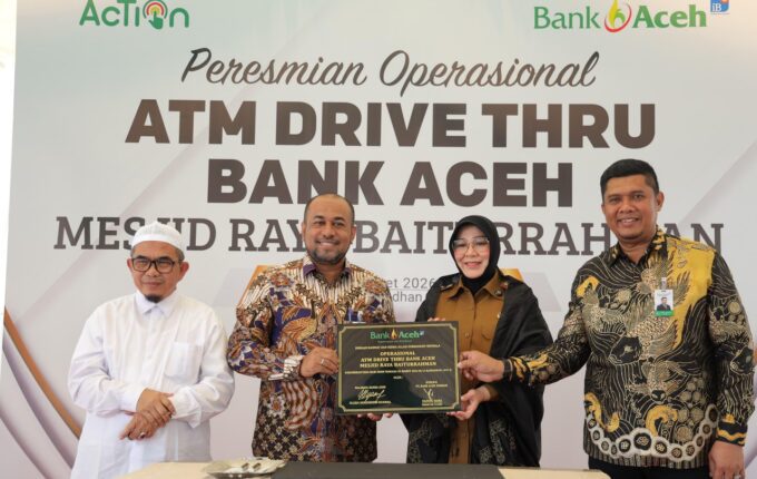 Bank Aceh resmikan ATM Drive Thru di Banda Aceh, Fadhil Ilyas : Ini yang kedua kita bangun untuk mudahkan nasabah