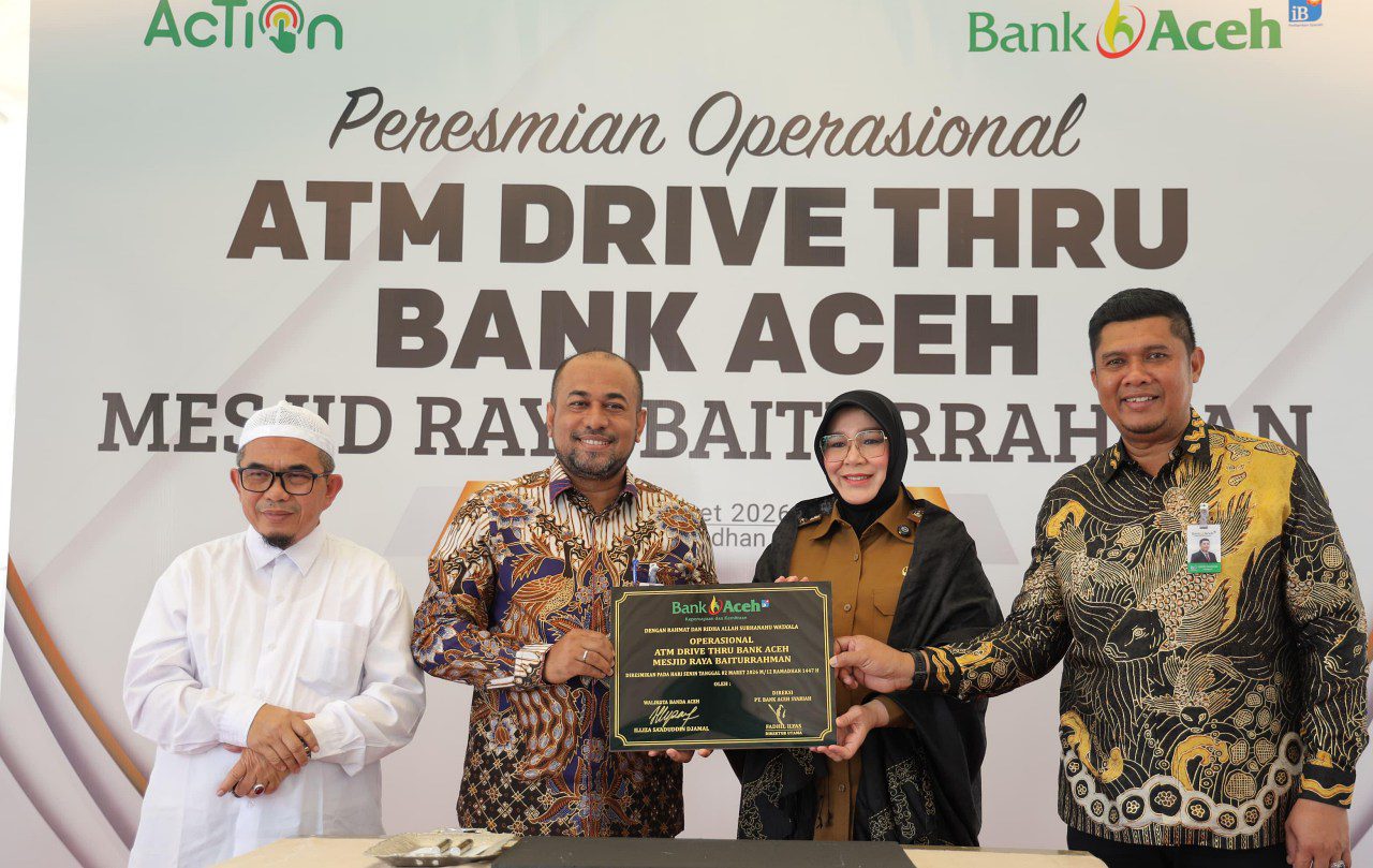Bank Aceh resmikan ATM Drive Thru di Banda Aceh, Fadhil Ilyas : Ini yang kedua kita bangun untuk mudahkan nasabah