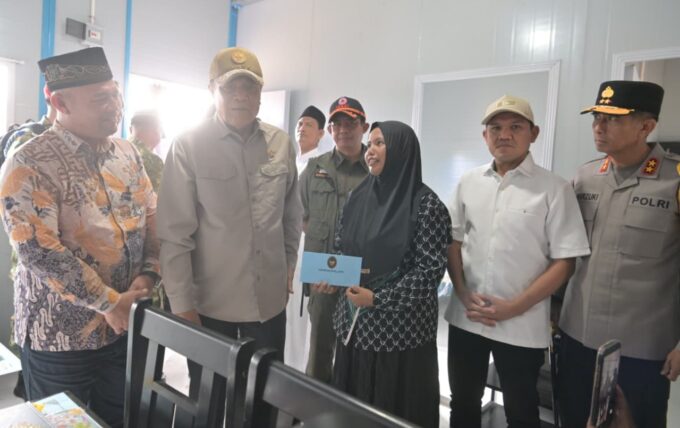 Menko Polkam resmikan 104 unit hunian tetap bagi warga korban bencana di Aceh Utara