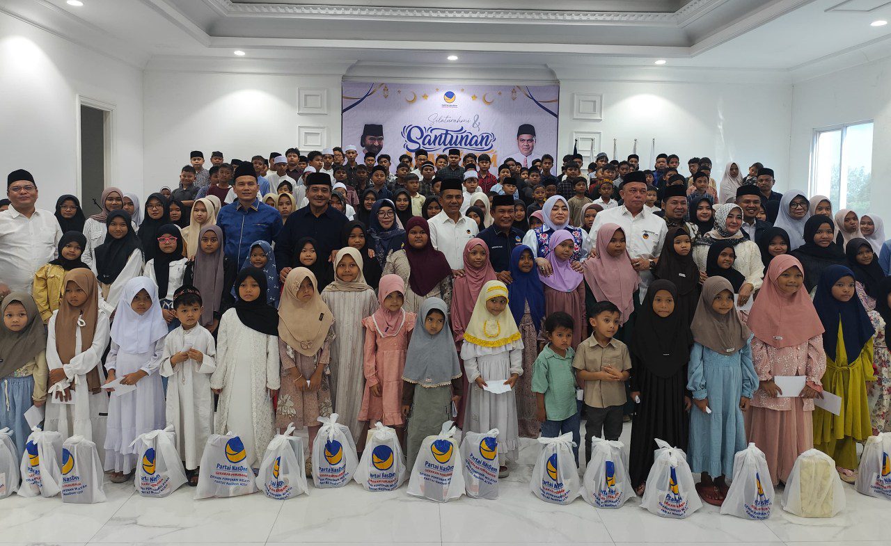 Gelar buka puasa bersama, DPW Nasdem Aceh santuni 200 anak yatim