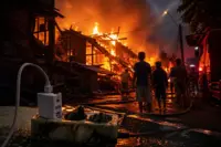 Cas HP Ditinggal, 3 Rumah di Bogor Selatan Ludes Terbakar