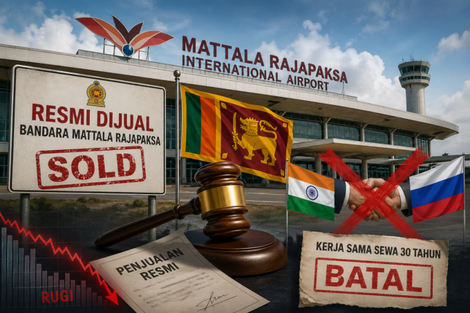 Sri Lanka Jual Bandara Mattala Rajapaksa yang Terus Merugi