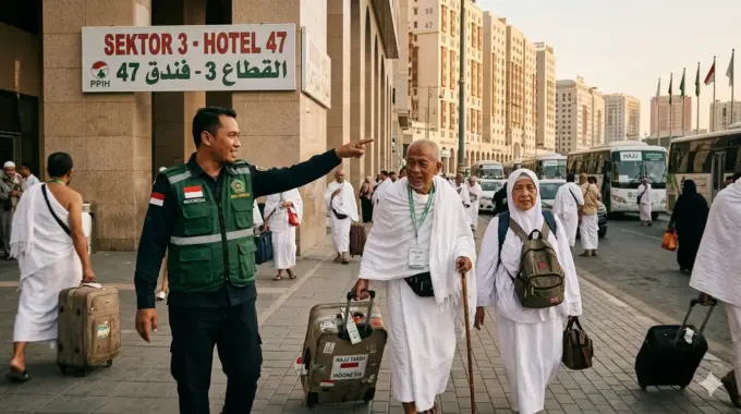 Sistem Penomoran Hotel Jemaah Haji 2026 di Makkah