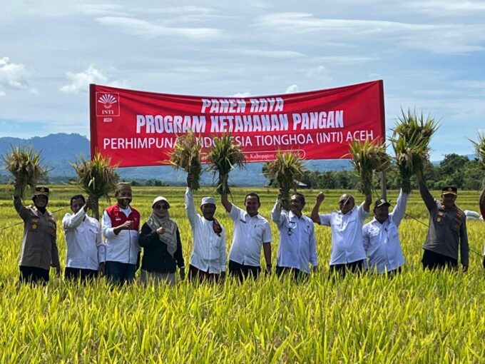 Perhimpunan INTI panen raya padi di Aceh Besar