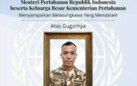 Usai jalani perawatan akibat tembakan rudal Israel di Lebanon, Praka Rico dinyatakan meninggal dunia