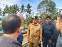 Pang Kadeh dampingi kunker Wali Nanggroe tinjau kerusakan DAS Krueng Mereudu