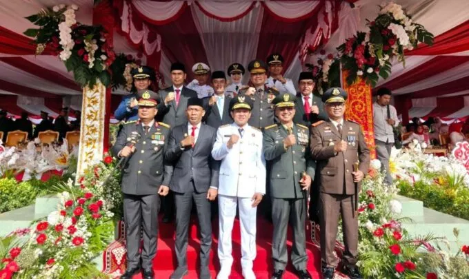 Ketua DPR Aceh baca teks proklamasi di HUT RI ke-81