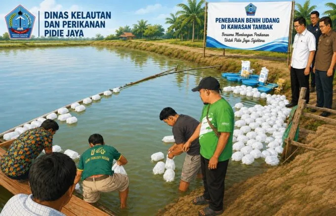 10 miliar pokir anggota DPRK Pidie Jaya tahun 2026 beli bibit udang vaname dan ikan, Kadis DKP : penerima nanti di verifikasi